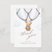 早く待てよ！ホットエアバルーンサンキュー サンキューカード (正面/裏面)