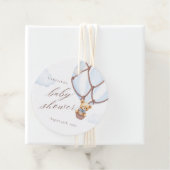 早く待てよ!ホットエアバルーンベビーシャワー フェイバータグ (インサイチュ)