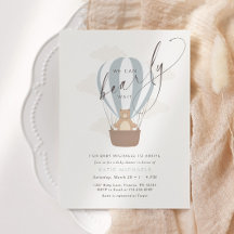 早く待てよ |男の赤ちゃんブルーバルーンシャワー