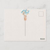 早く待てよ！赤ちゃんシャワーありがとうはがき ポストカード (裏面)