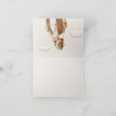 早く待てよ！赤ちゃんシャワーありがとう サンキューカード (内部)