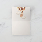 早く待てよ！赤ちゃんシャワーありがとう サンキューカード (内部)