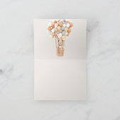 早く待てよ!赤ちゃんシャワーありがとう サンキューカード (内部)