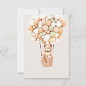 早く待てよ！赤ちゃんシャワーありがとう サンキューカード (裏面)