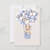 早く待てよ!赤ちゃんシャワーありがとう サンキューカード (裏面)