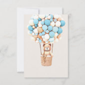 早く待てよ！赤ちゃんシャワーありがとう サンキューカード (裏面)