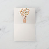 早く待てよ!赤ちゃんシャワーありがとう サンキューカード (内部)