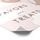 早く待てよ |赤ちゃんシャワーの特典とお菓子 ポスター (角)