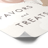 早く待てよ |赤ちゃんシャワーの特典とお菓子 ポスター (角)