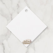 早く待てよ |赤ちゃんシャワーギフトラベル フェイバータグ (裏面)