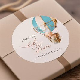 早く待てよ!赤ちゃんシャワーラベル ラベル