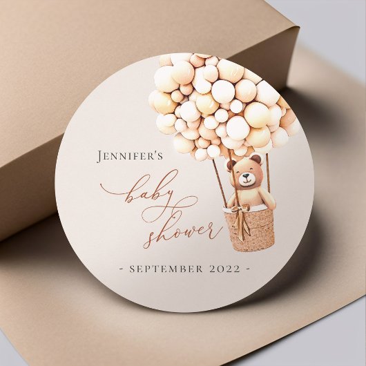 早く待てよ!赤ちゃんシャワーラベル ラベル