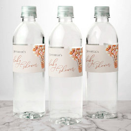 早く待てよ！赤ちゃんシャワー水ボトルラベル ペットボトルラベル