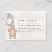 早く待てよ 赤ちゃんシャワー用の中性の本 エンクロージャーカード (正面)