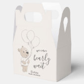 早く待てよ | Teddy Bear Baby Shower フェイバーボックス (オープン)