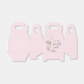 早く待てよ | Teddy Bear Baby Shower フェイバーボックス (折り畳みなし)