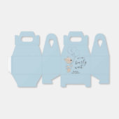 早く待てよ | Teddy Bear Baby Shower フェイバーボックス (折り畳みなし)