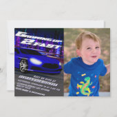 早く成長しすぎ - レース 招待状 (正面)