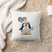 早く治してね。ペンギン看護師。 クッション (ブランケット)