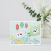 早く治ってねシロップのポストカード ポストカード (スタンド正面)