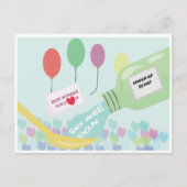 早く治ってねシロップのポストカード ポストカード (正面)