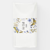 早く治ってね ブルース 1.6x3 ビニール バナー 横断幕 (縦)