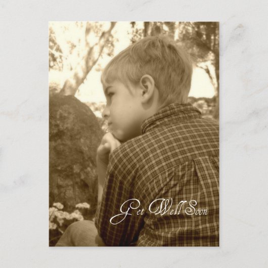 早く治ってね ポストカード (正面)