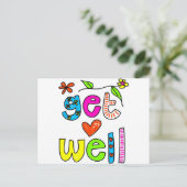 早く治ってね ポストカード (スタンド正面)