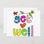 早く治ってね ポストカード (正面/裏面)