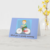 早く治って下さい カード (黄色い花)