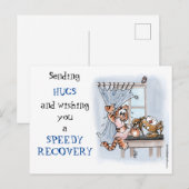 早く治りますように（お子様/大人用）ポストカード ポストカード (正面/裏面)