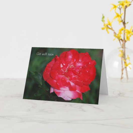 早く治る カード (黄色い花)