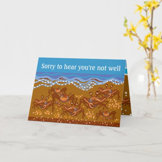 早く治る カード (黄色い花)