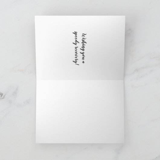 早く治る |森の風景フォトノートカード ノートカード (内部)