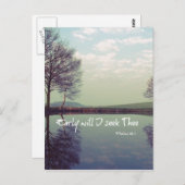 早く聖書の聖句を求めよう ポストカード (正面/裏面)