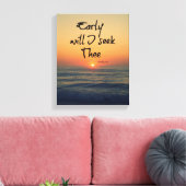 早く聖書の聖句を海で探そう キャンバスプリント (インサイチュ (リビング))