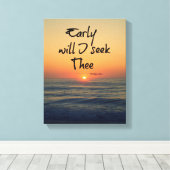 早く聖書の聖句を海で探そう キャンバスプリント (インサイチュ (ウッドフロア))