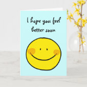 早く良くなってね カード (黄色い花)