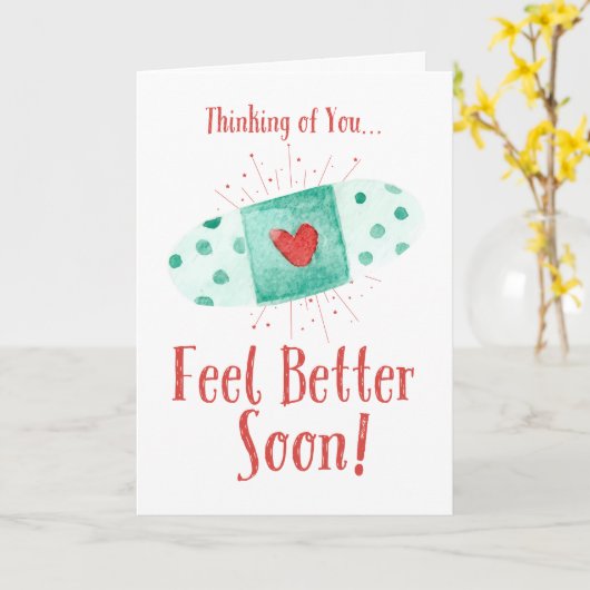 早く良くなってね カード (黄色い花)