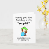 早く良くなる，かわい，良いおもしろいすぐにカードを得る カード (黄色い花)