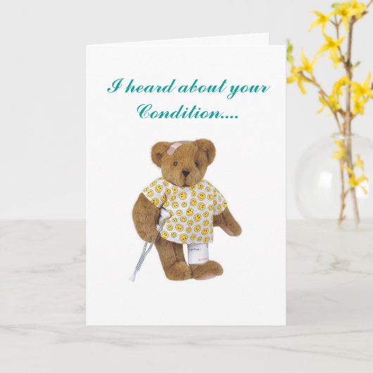 早く良くなる カード (黄色い花)