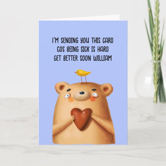 早く良くなる カード (正面)