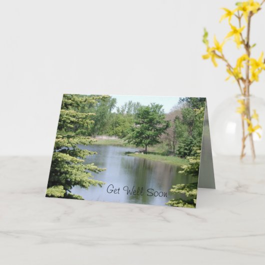 早く良くなる カード (黄色い花)