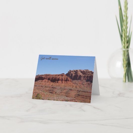 早く良くなる – 神々の谷 サンキューカード (正面)