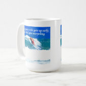 早く起きる人に、神はevを与えます コーヒーマグカップ (正面左)