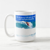 早く起きる人に、神はevを与えます コーヒーマグカップ (左)