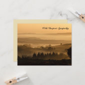 早く軽い聖書の詩の悔やみや弔慰カード カード (正面/裏面インサイチュ)