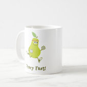 早く！ コーヒーマグカップ (正面左)