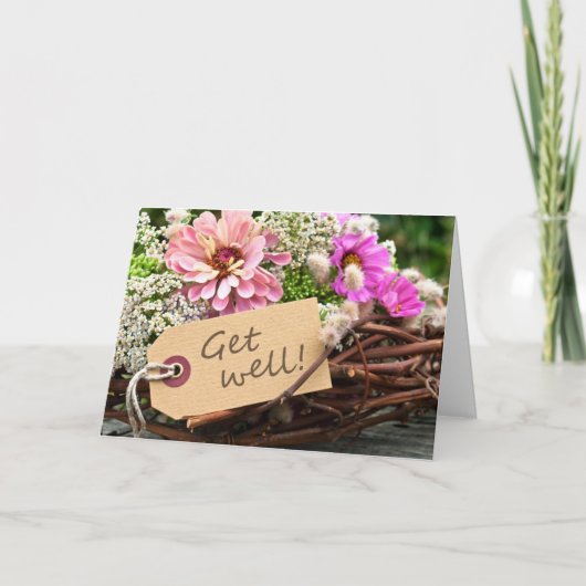 早く「元気になれ」と願う シーズンカード (正面)