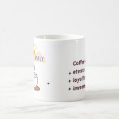 早めにコーヒーを飲み始める モーフィングマグカップ (中央)